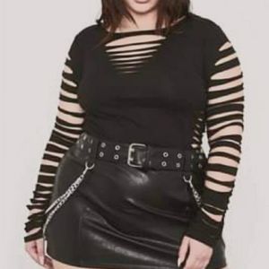 NWT Current mood: totally torn to shreds shirt